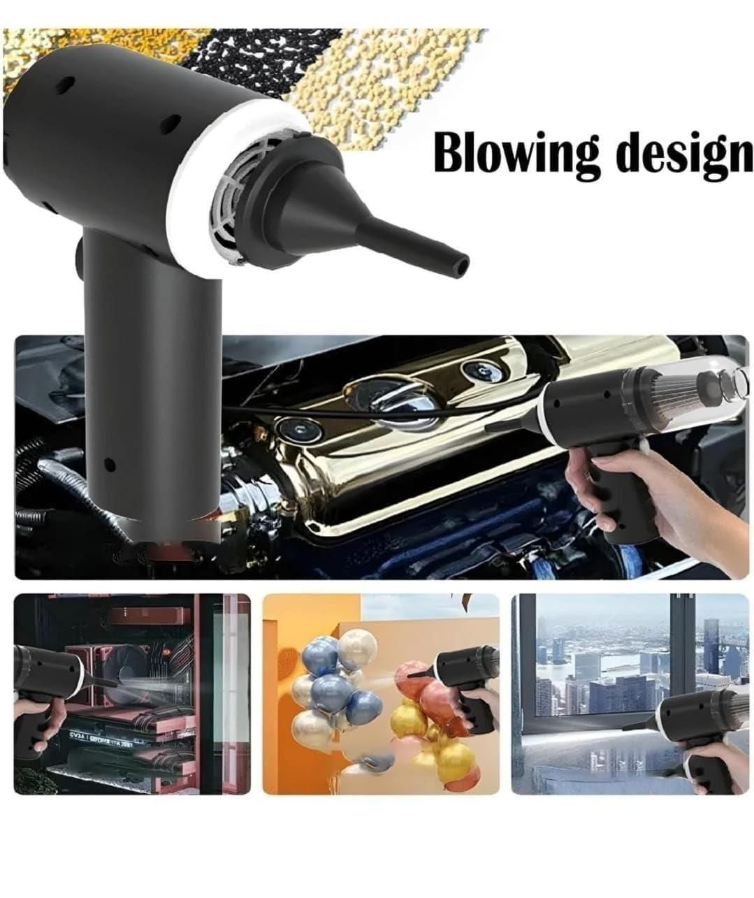 3-in-1 Portable Vacuum & Air Duster Cleaner