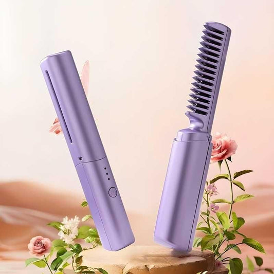 Portable Rechargeable Hair Straightener Comb - Mayurama