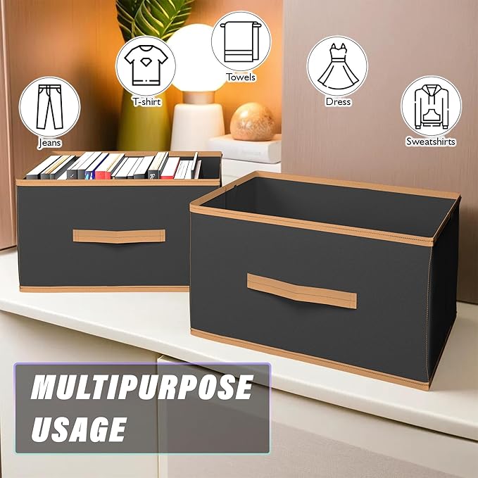Foldable Storage Organizer Box (Pack of 2) - Mayurama